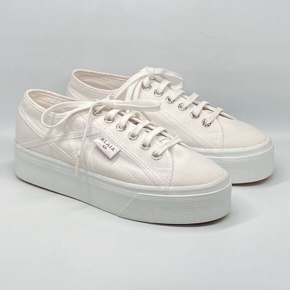 Alaia Superga 2740 Platform Canvas Sneaker - Picture 5 of 14